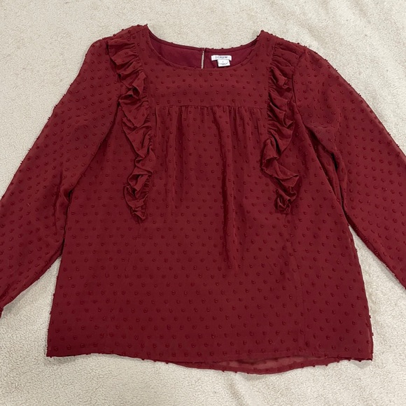 J. Crew Tops - J Crew Dot Blouse
